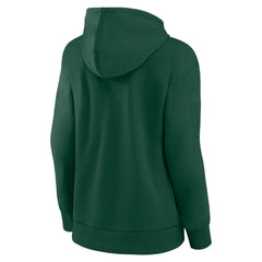 Hunter Green Milwaukee Bucks Women's Alternate Logo Pullover Hoodie | NBA