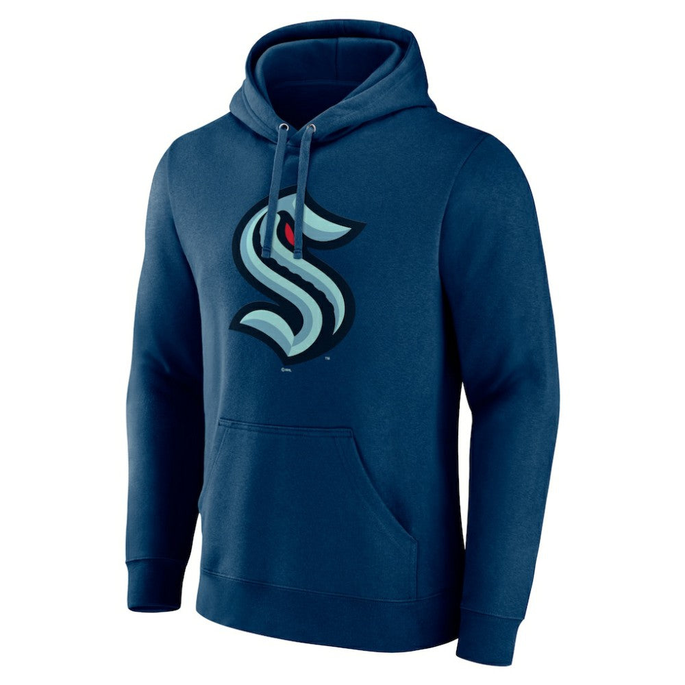 Seattle Kraken Fanatics Primary Logo Pullover Hoodie -  NHL Hoodies