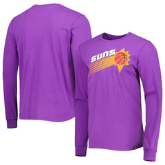 Purple Phoenix Suns Sportiqe Hardwood Classics Mohave Elevated Long Sleeve T-Shirt | NBA