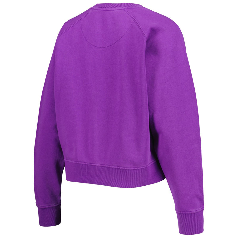 Purple Phoenix Suns Sportiqe Women's Hardwood Classics Ashlyn Raglan Pullover Sweatshirt | NBA