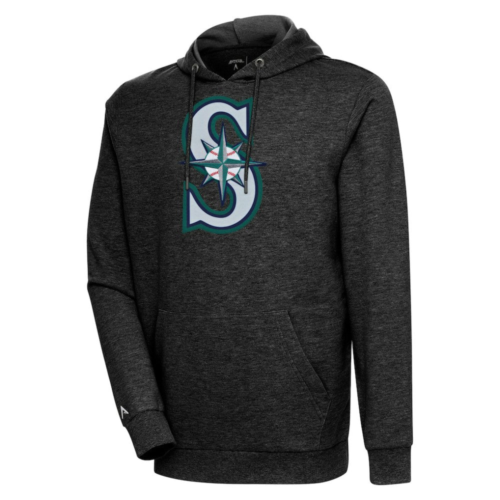 Seattle Mariners Antigua Action Pullover Hoodie - MLB Hoodies
