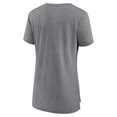 Heather Gray Indiana Pacers Women's Heritage Tri-Blend T-Shirt | NBA