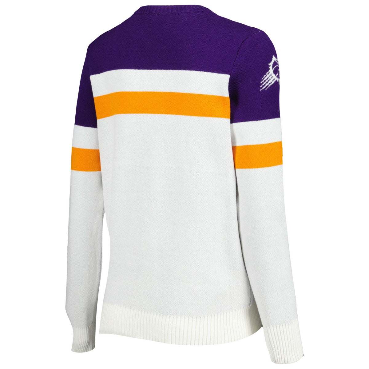 Purple/Cream Phoenix Suns Lusso Women's Dominique Pullover Sweater | NBA