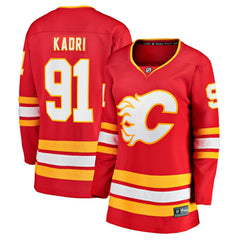 Nazem Kadri Calgary Flames Fanatics Women's Home Breakaway Player Jersey -  NHL Jerseys