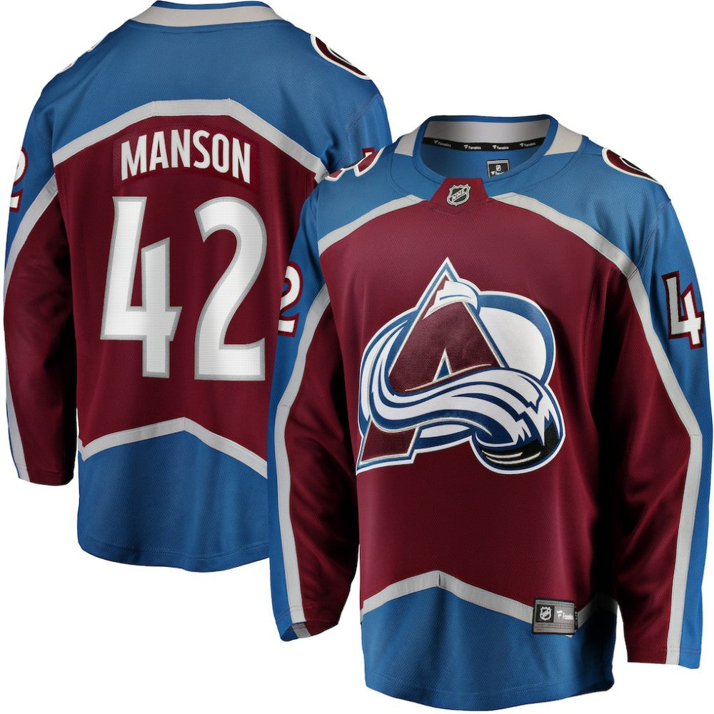 Josh Manson Colorado Avalanche Fanatics Home Breakaway Player Jersey -  NHL Jerseys