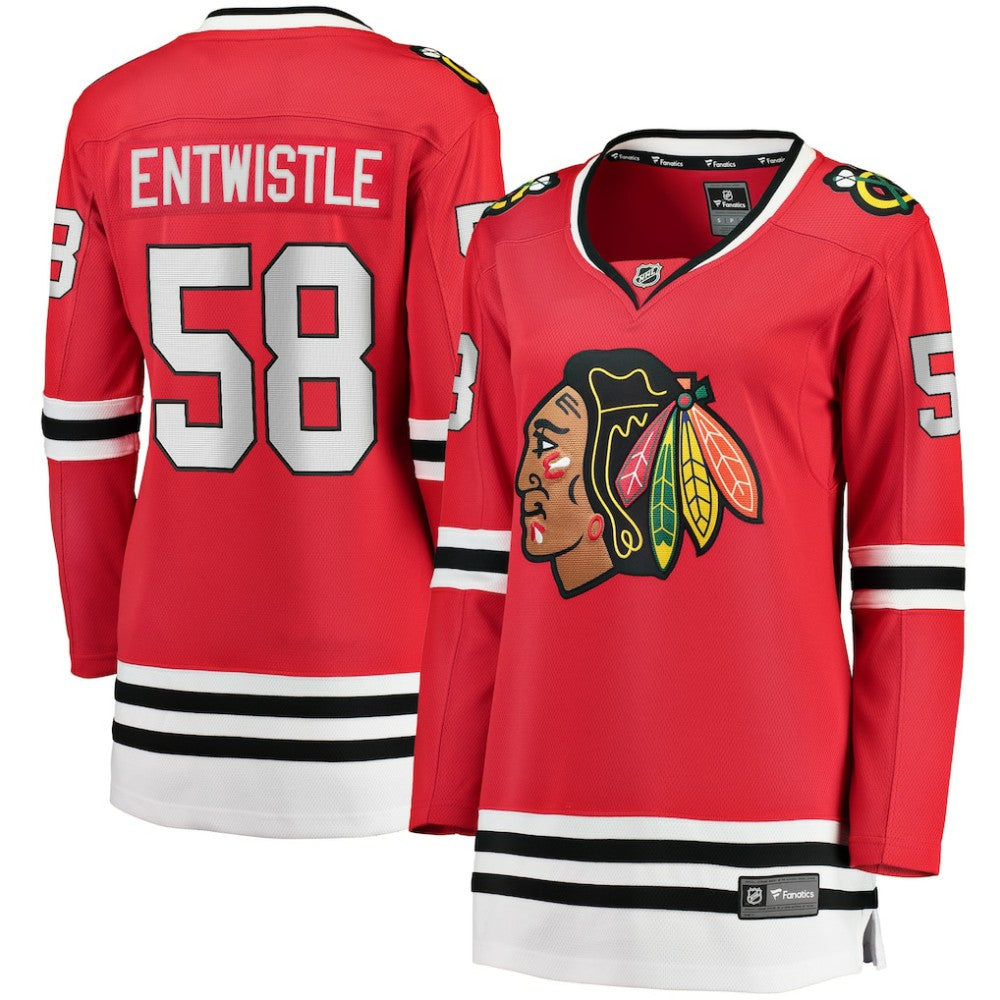 MacKenzie Entwistle Chicago Blackhawks Fanatics Women's Home Breakaway Player Jersey -  NHL Jerseys