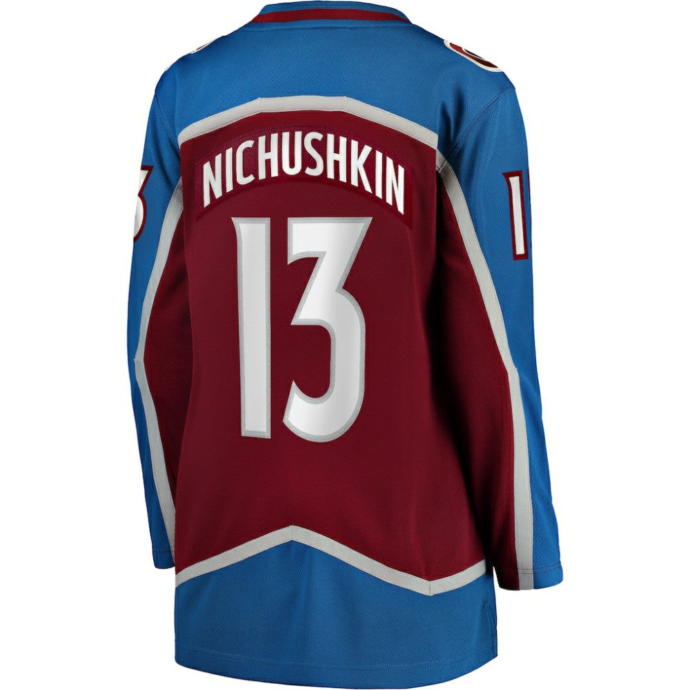 Valeri Nichushkin Colorado Avalanche Fanatics Women's Home Breakaway Player Jersey -  NHL Jerseys