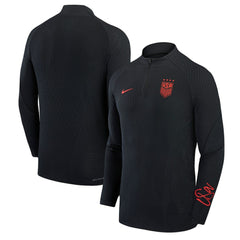 USWNT 2023 Strike Drill Performance Quarter-Zip Long Sleeve Top