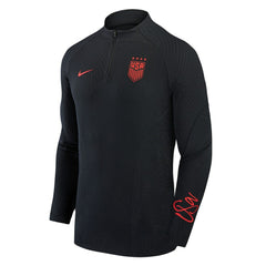 USWNT 2023 Strike Drill Performance Quarter-Zip Long Sleeve Top