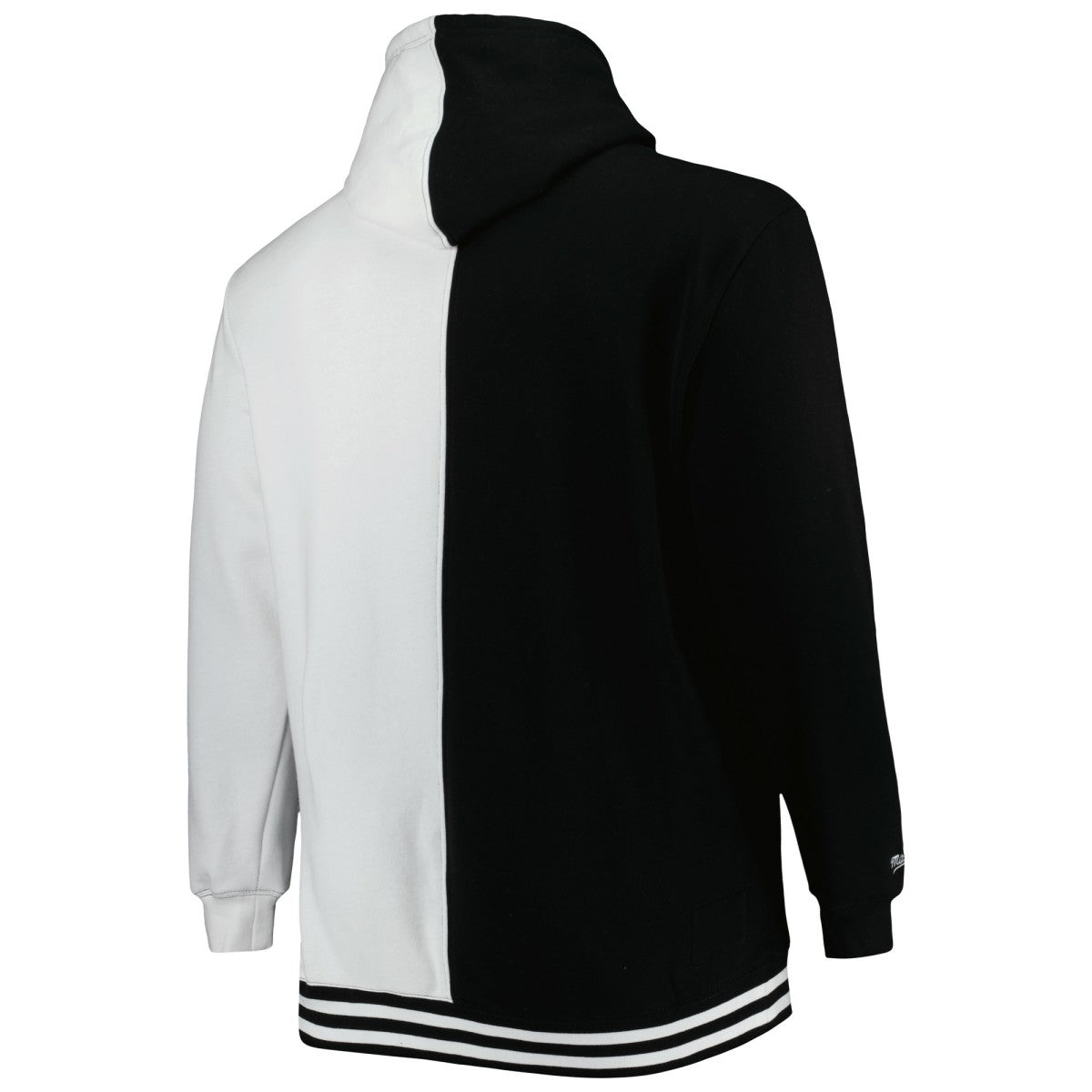 Black/White Orlando Magic Hardwood Classics Big & Tall Hardwood Classics Split Pullover Hoodie | NBA