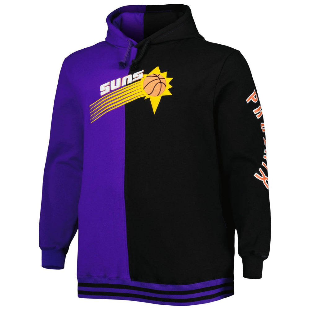 Purple/Black Phoenix Suns Big & Tall Hardwood Classics Split Pullover Hoodie | NBA