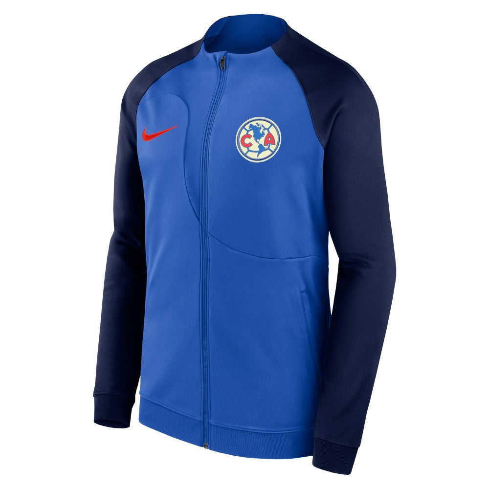 Club America Male Youth 2023/24 Academy Pro Anthem Fitted Raglan Performance Full-Zip Jacket