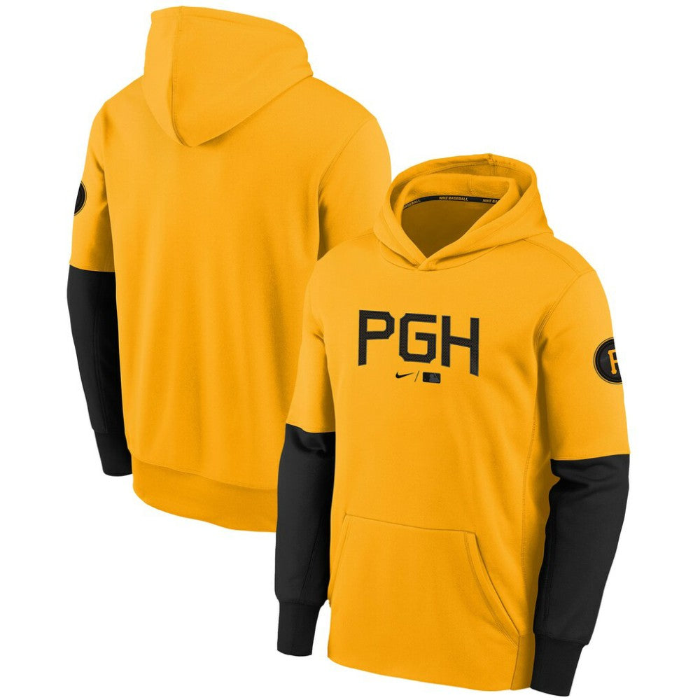 Pittsburgh Pirates Nike Youth City Connect Therma Performance Pullover Hoodie - MLB Hoodies