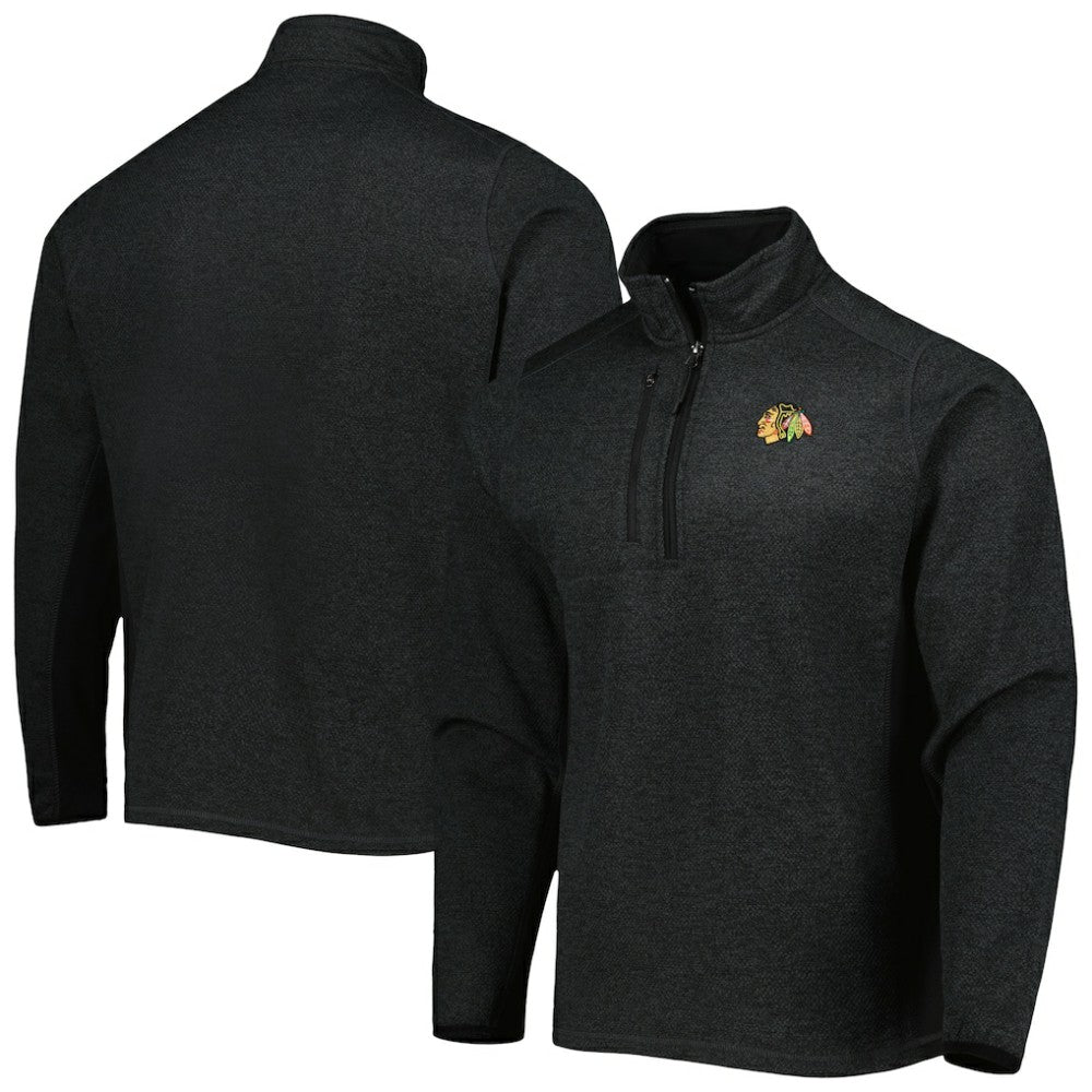 Chicago Blackhawks Antigua Course Quarter-Zip Jacket -  NHL Jackets