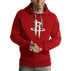 Red Houston Rockets Antigua Team Logo Victory Pullover Hoodie sale | NBA
