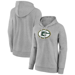 Green Bay Packers Women's Primary Logo Pullover Hoodie | NFL Discount