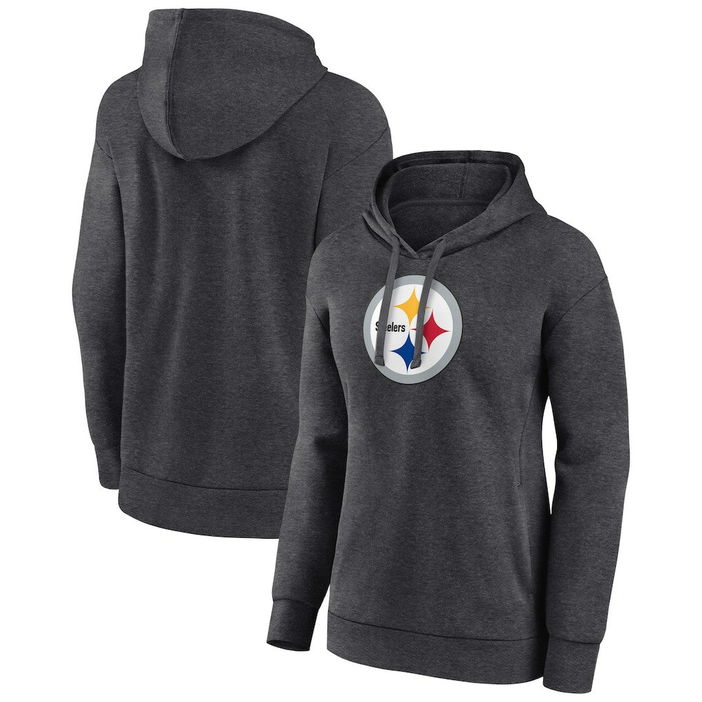Pittsburgh Steelers Women's Primary Logo Pullover Hoodie | NFL Outlet