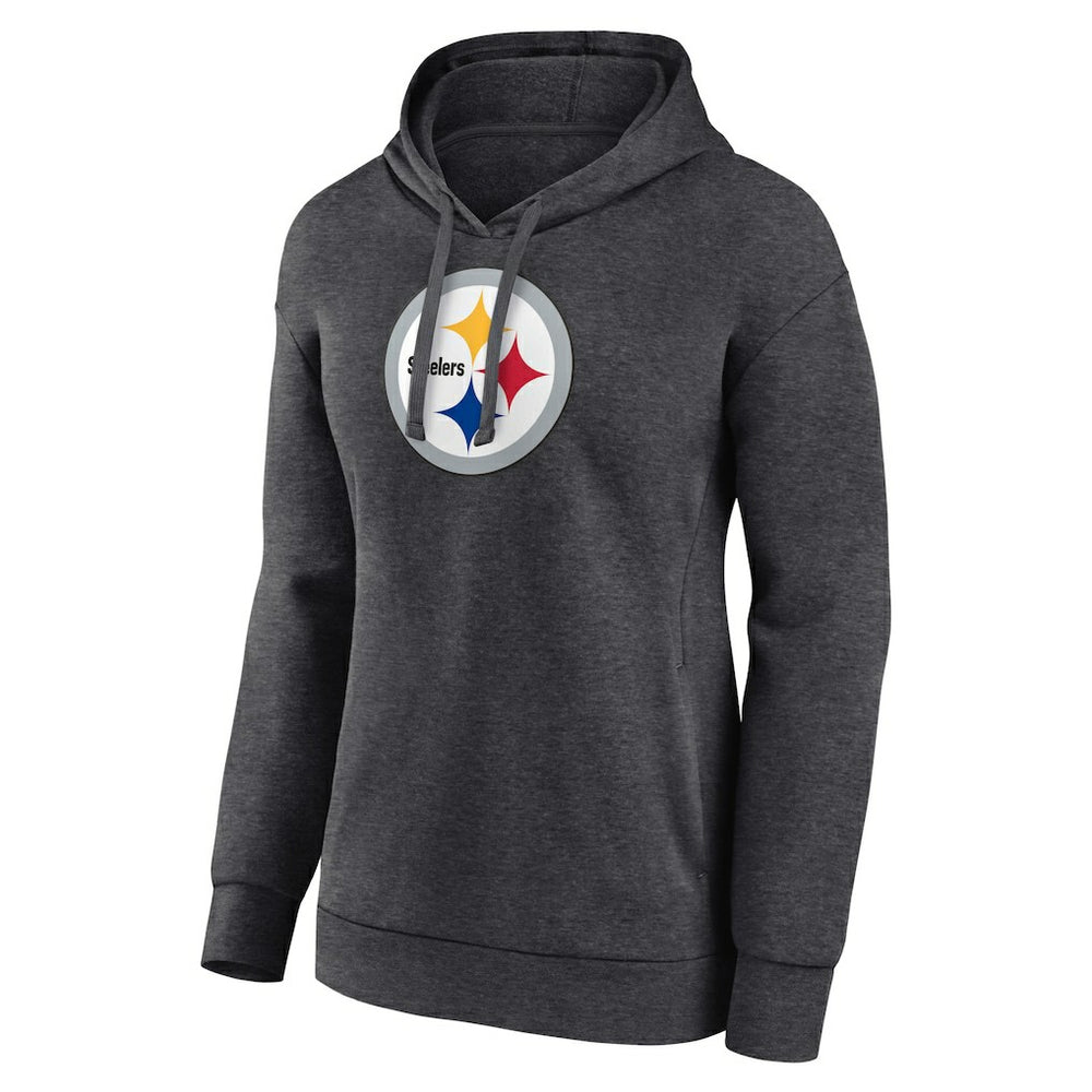 Pittsburgh Steelers Women's Primary Logo Pullover Hoodie | NFL Outlet