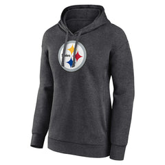 Pittsburgh Steelers Women's Primary Logo Pullover Hoodie | NFL Outlet