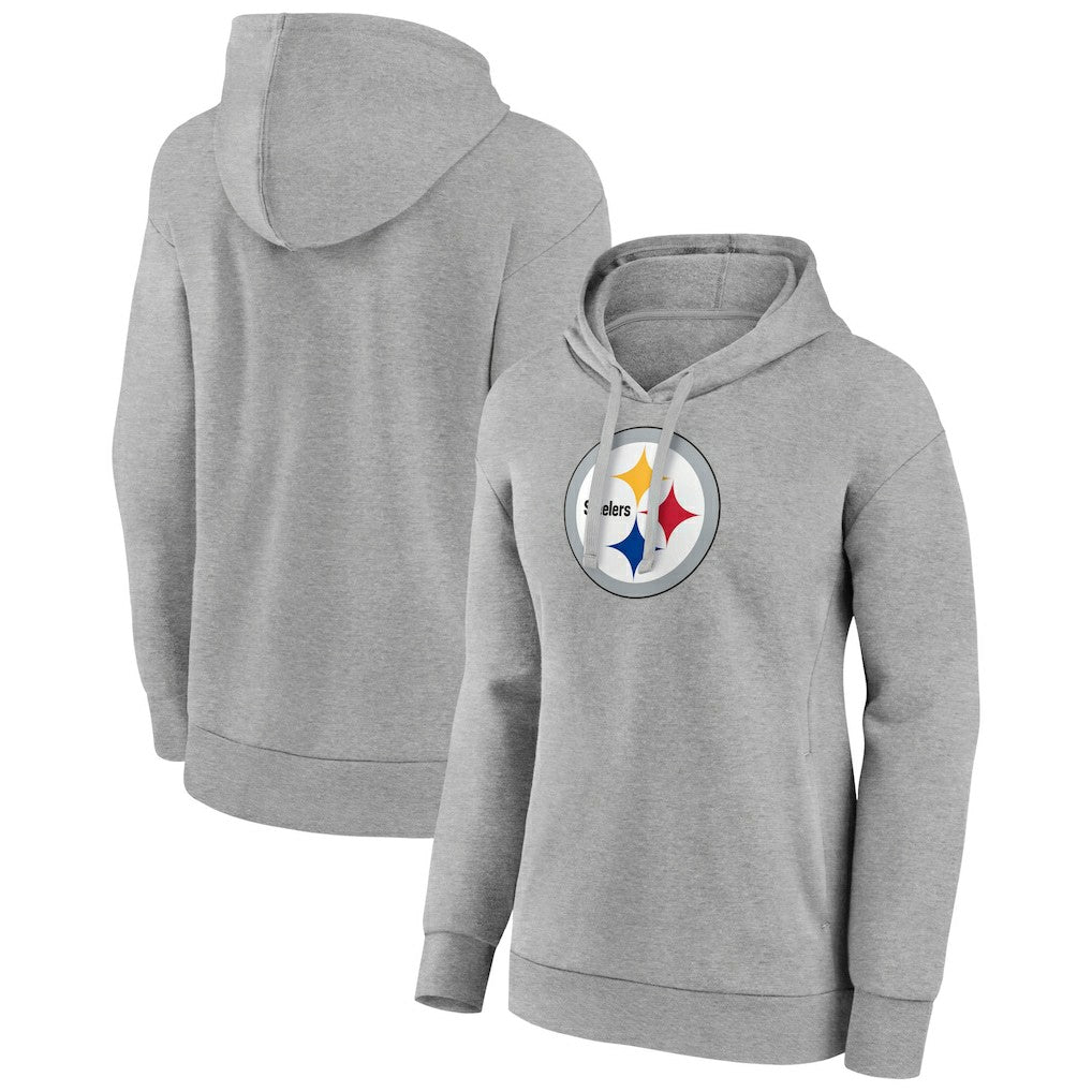 Pittsburgh Steelers Women's Primary Logo Pullover Hoodie | NFL Outlet