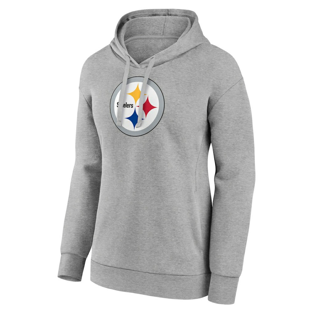 Pittsburgh Steelers Women's Primary Logo Pullover Hoodie | NFL Outlet