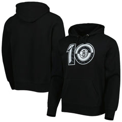 Black Brooklyn Nets '47 10th Anniversary Headline Pullover Hoodie | NBA