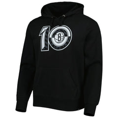 Black Brooklyn Nets '47 10th Anniversary Headline Pullover Hoodie | NBA