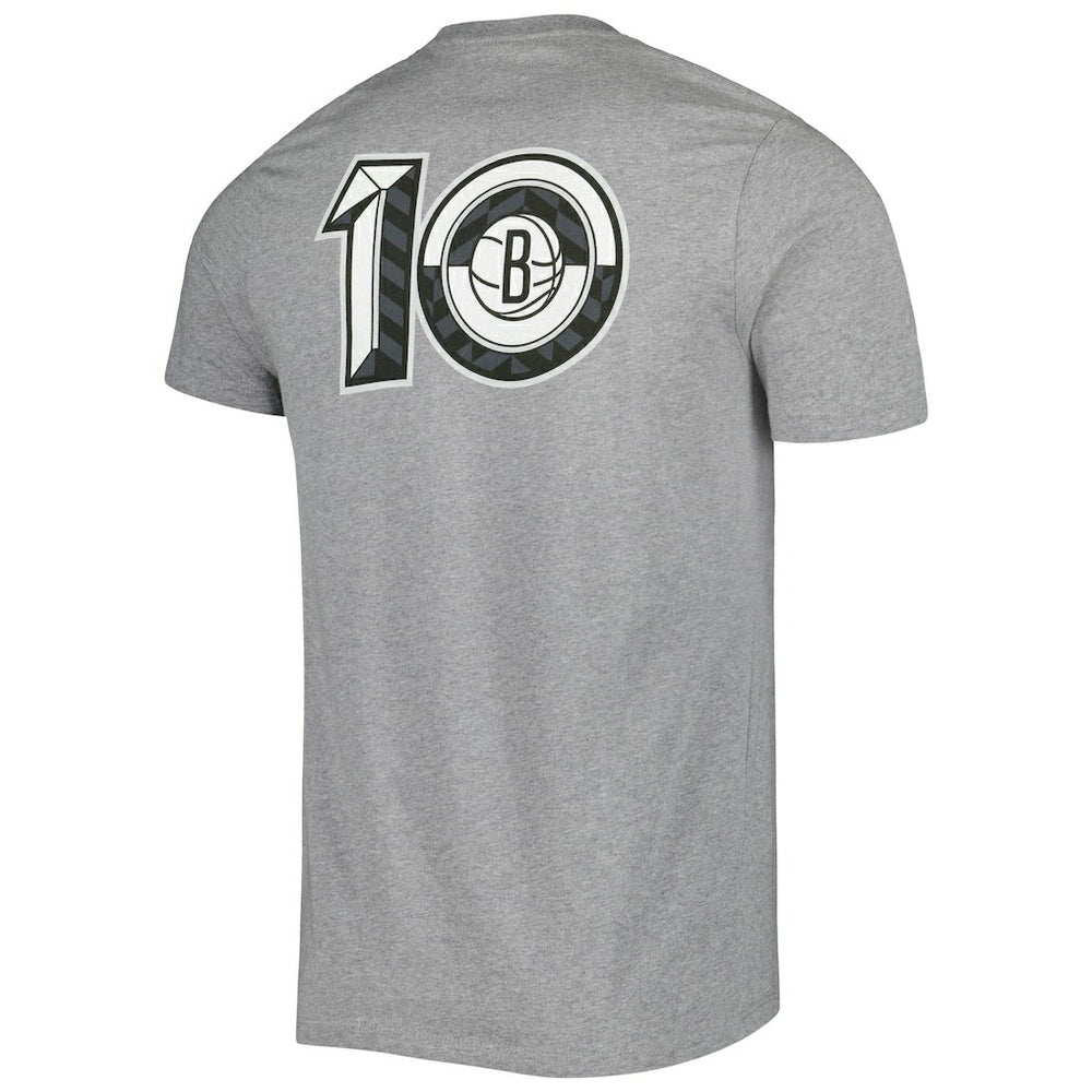 Heather Gray Brooklyn Nets '47 10th Anniversary Backer T-Shirt | NBA