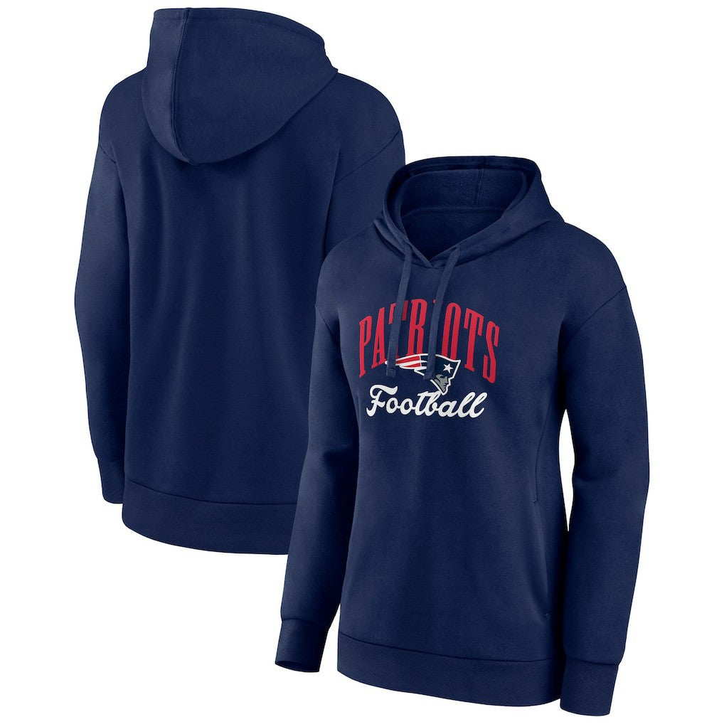 New England Patriots Women's Victory Script Pullover Hoodie | NFL US