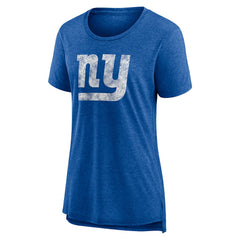 New York Giants Women's Throwback Team Logo Tri-Blend T-Shirt | NFL Near me
