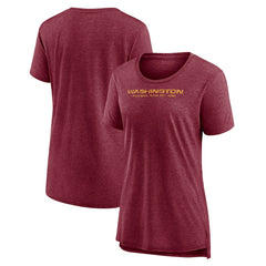Washington Commanders Women's Throwback Team Logo Tri-Blend T-Shirt | NFL Outlet