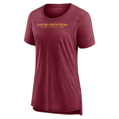 Washington Commanders Women's Throwback Team Logo Tri-Blend T-Shirt | NFL Outlet