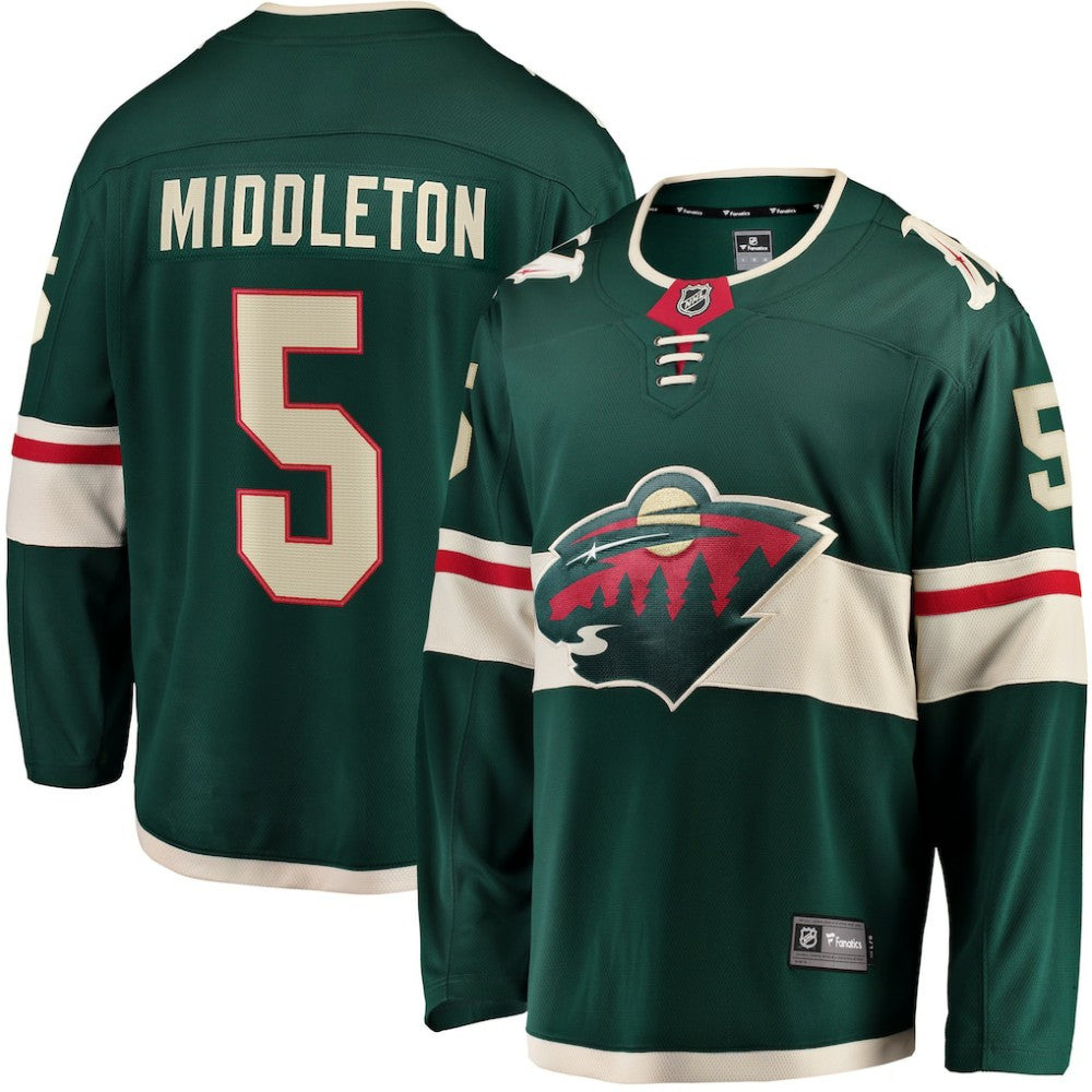 Jake Middleton Minnesota Wild Fanatics Home Breakaway Player Jersey -  NHL Jerseys