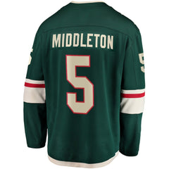 Jake Middleton Minnesota Wild Fanatics Home Breakaway Player Jersey -  NHL Jerseys