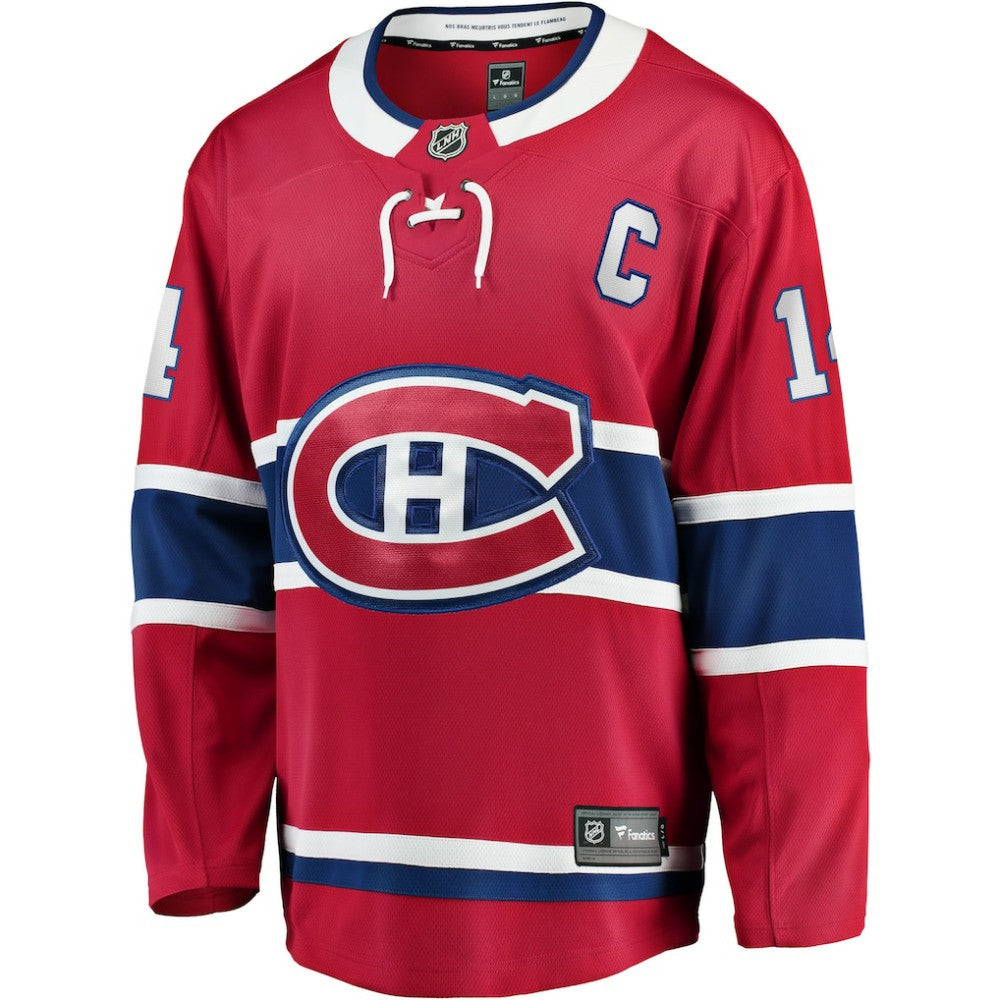 Nick Suzuki Montreal Canadiens Fanatics Home Captain Patch Breakaway Player Jersey -  NHL Jerseys