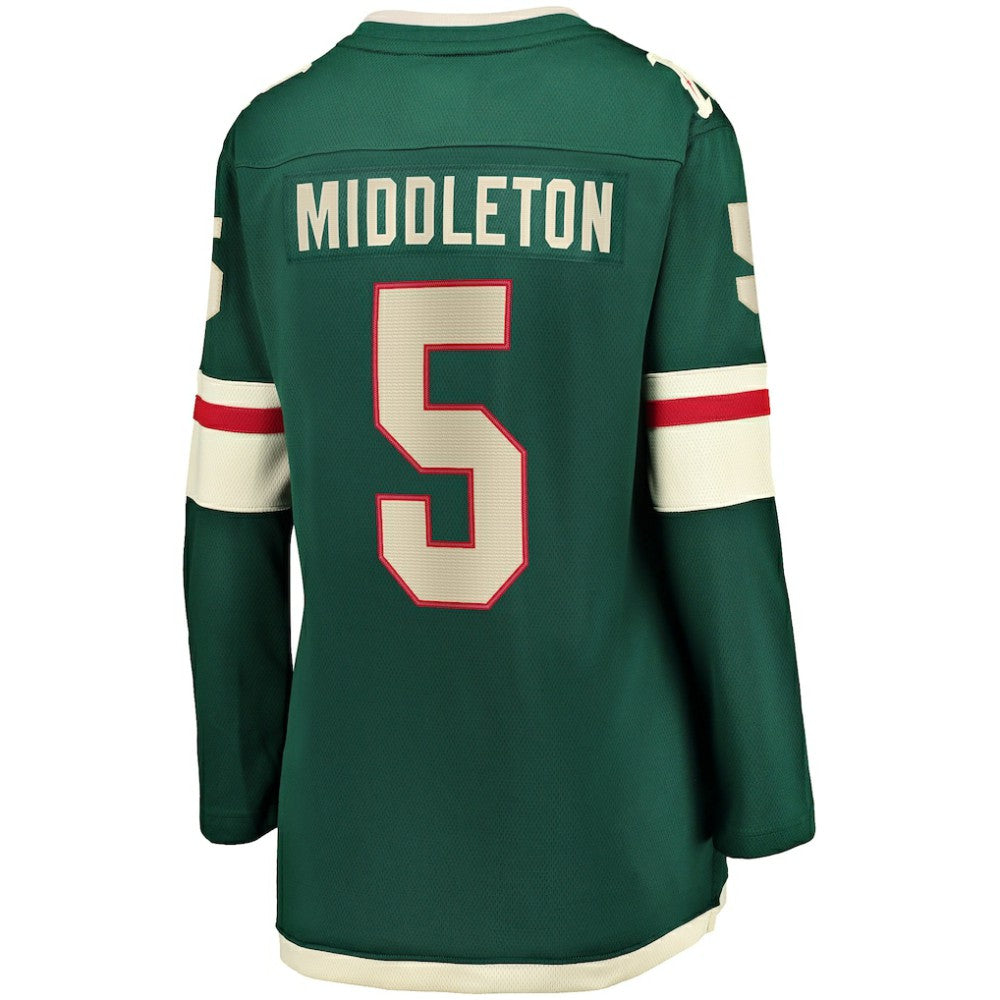 Jake Middleton Minnesota Wild Fanatics Women's Home Breakaway Player Jersey -  NHL Jerseys