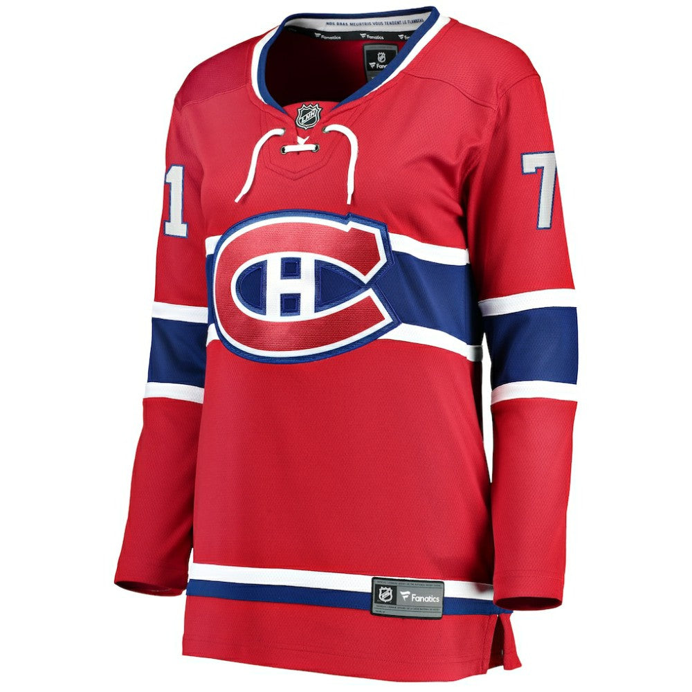 Jake Evans Montreal Canadiens Fanatics Women's Home Breakaway Player Jersey -  NHL Jerseys
