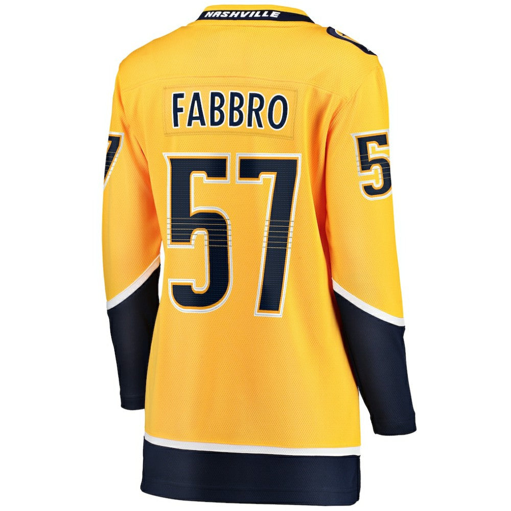 Dante Fabbro Nashville Predators Fanatics Women's Home Breakaway Player Jersey -  NHL Jerseys