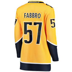 Dante Fabbro Nashville Predators Fanatics Women's Home Breakaway Player Jersey -  NHL Jerseys