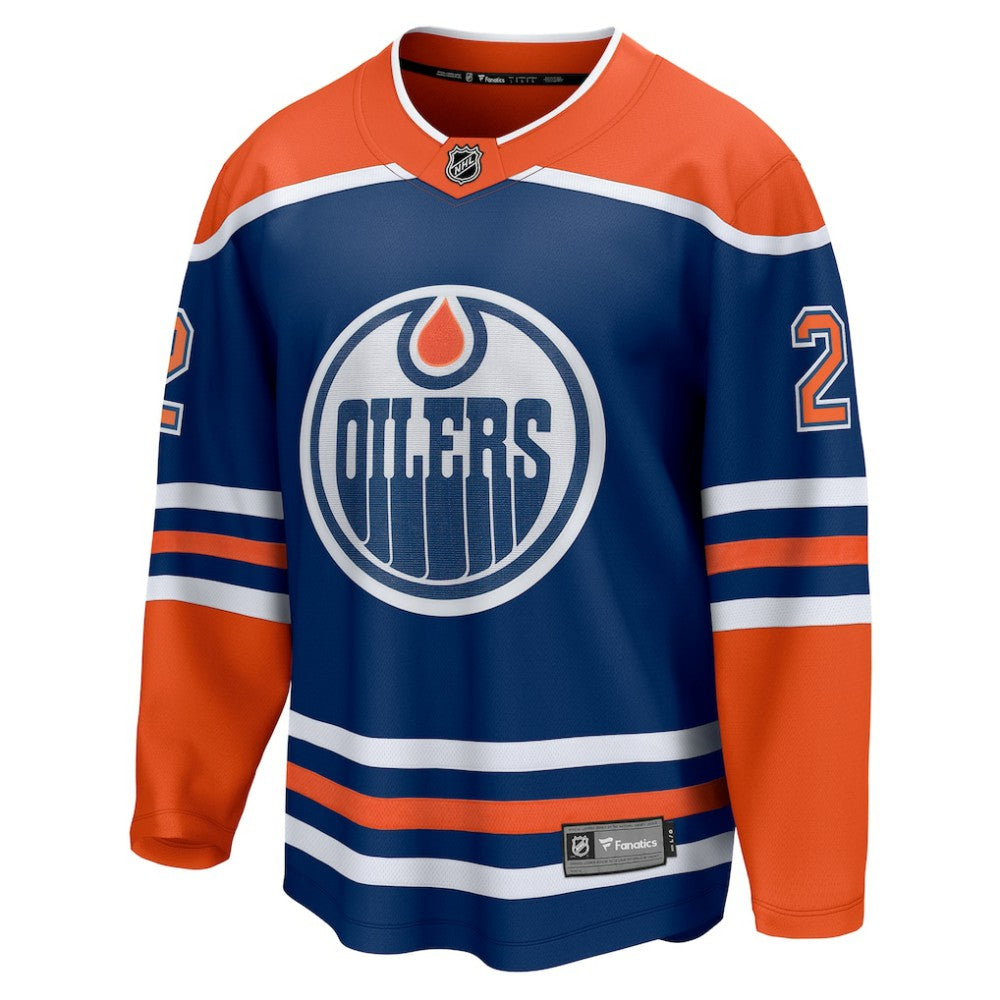 Evan Bouchard Edmonton Oilers Fanatics Home Breakaway Player Jersey -  NHL Jerseys