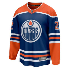 Evan Bouchard Edmonton Oilers Fanatics Home Breakaway Player Jersey -  NHL Jerseys