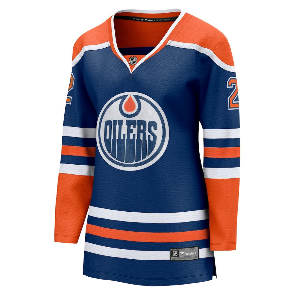 Evan Bouchard Edmonton Oilers Fanatics Women's Home Breakaway Player Jersey -  NHL Jerseys