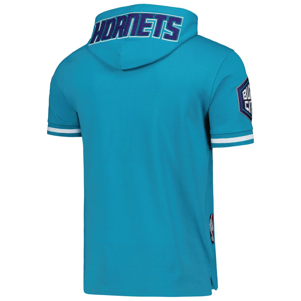Teal LaMelo Ball Charlotte Hornets Pro Standard Name & Number Short Sleeve Pullover Hoodie | NBA