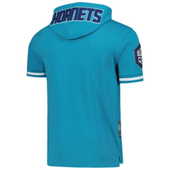 Teal LaMelo Ball Charlotte Hornets Pro Standard Name & Number Short Sleeve Pullover Hoodie | NBA