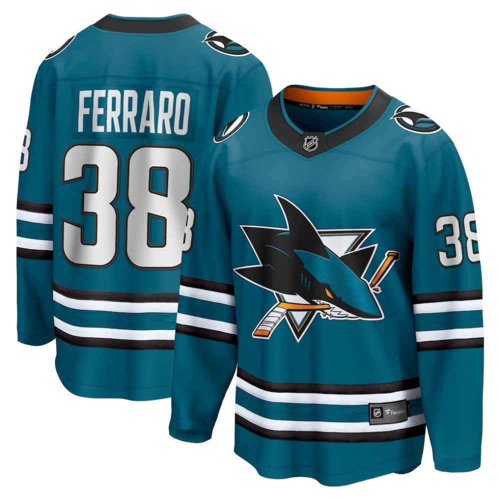 Mario Ferraro San Jose Sharks Fanatics Home Breakaway Player Jersey -  NHL Jerseys