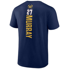 Navy Jamal Murray Denver Nuggets Playmaker Name & Number T-Shirt sale | NBA