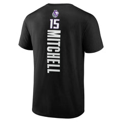 Black Davion Mitchell Sacramento Kings Playmaker Name & Number T-Shirt | NBA