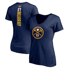 Navy Jamal Murray Denver Nuggets Women's Playmaker Name & Number V-Neck T-Shirt sale | NBA