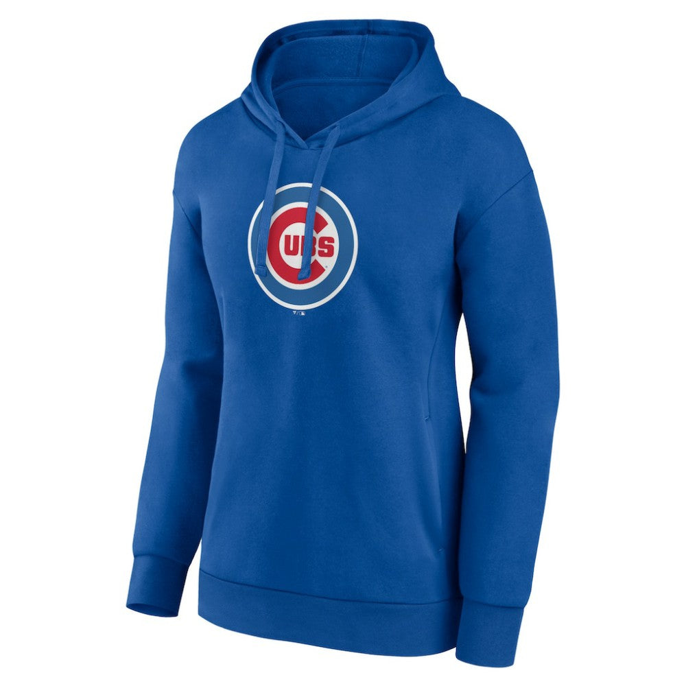 Chicago Cubs Women's Core Logo Pullover Hoodie - MLB Hoodies