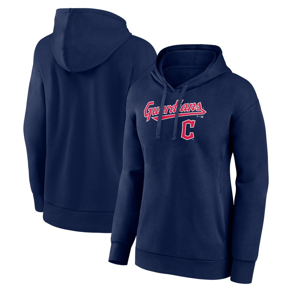 Cleveland Guardians Women's Team Lockup Pullover Hoodie - MLB Hoodies
